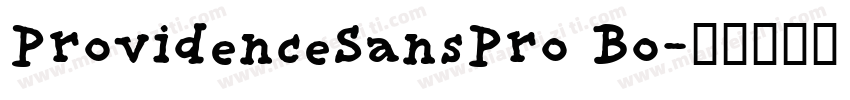 ProvidenceSansPro Bo字体转换